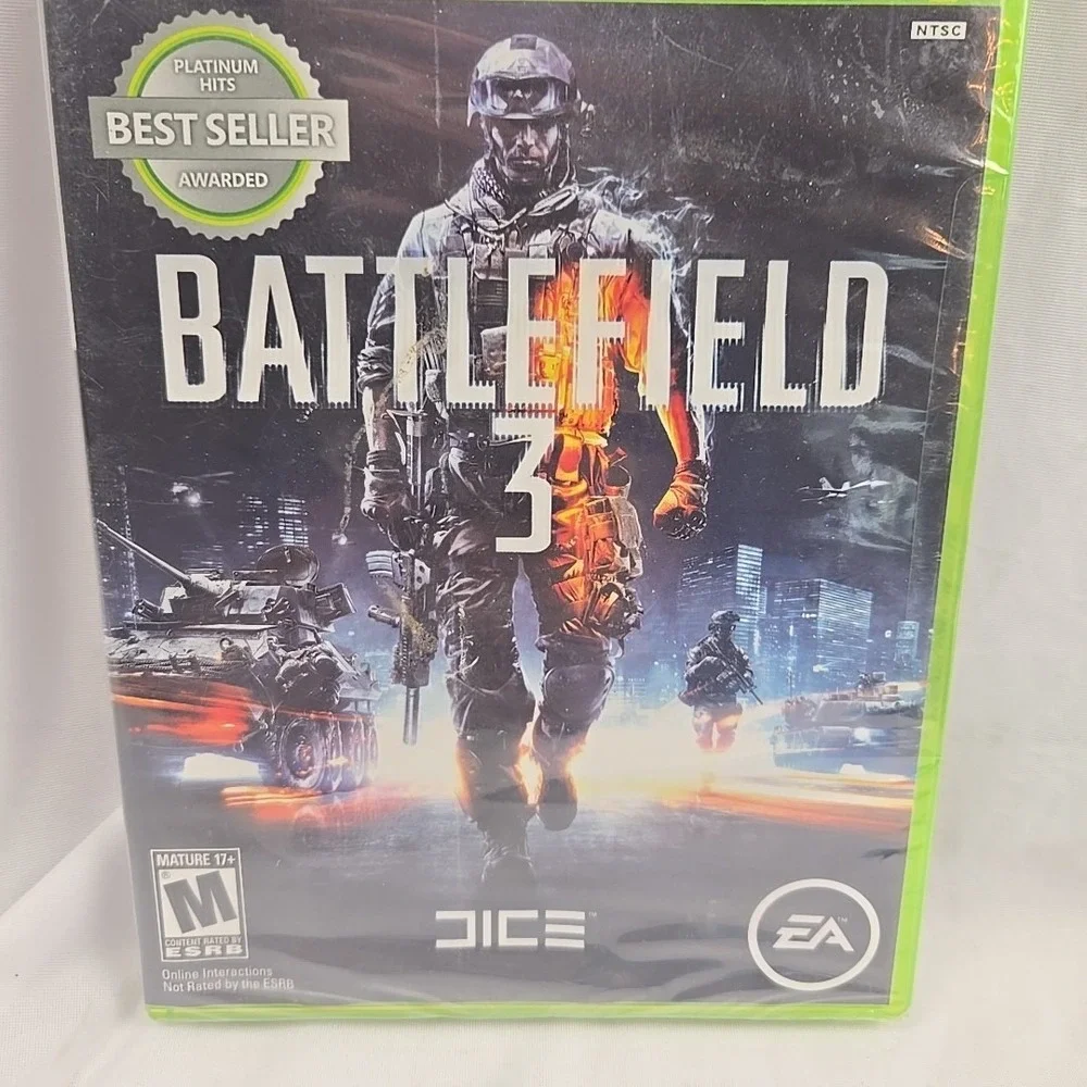Battlefield 3 (Platinum Hits) Xbox 360 (Brand New Factory Sealed US Version) Xbo